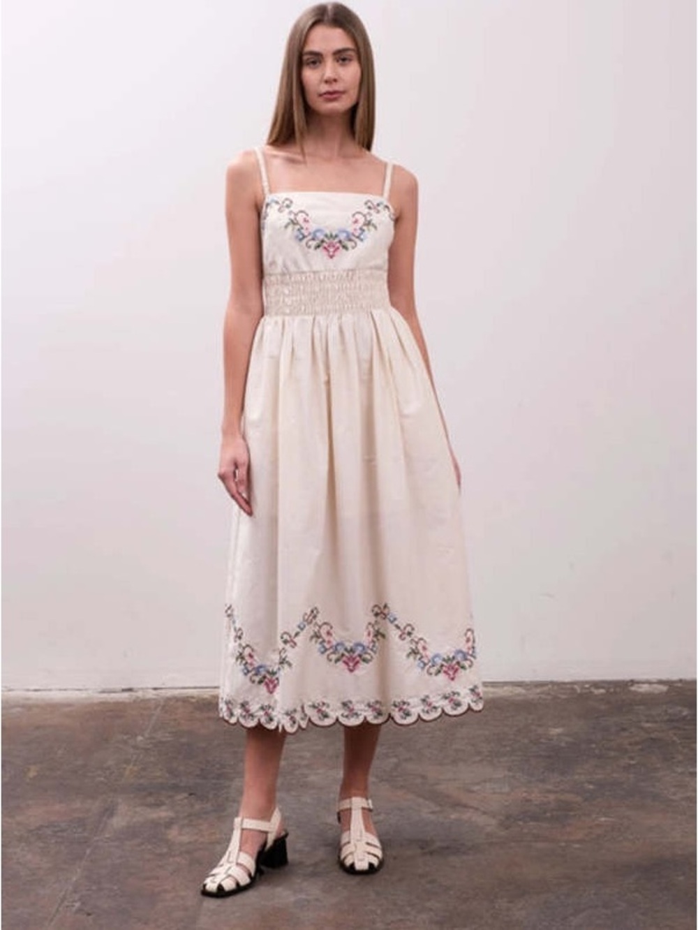 Eyelet Embroidery Dress NWT